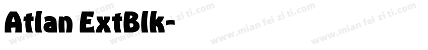 Atlan ExtBlk字体转换